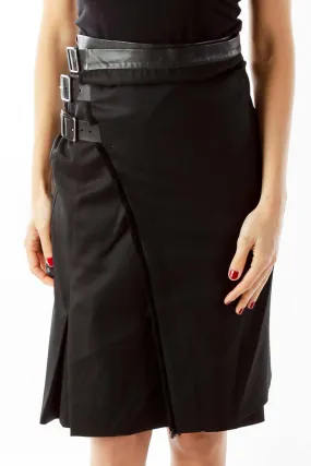 Black Belted Cocktail Dress