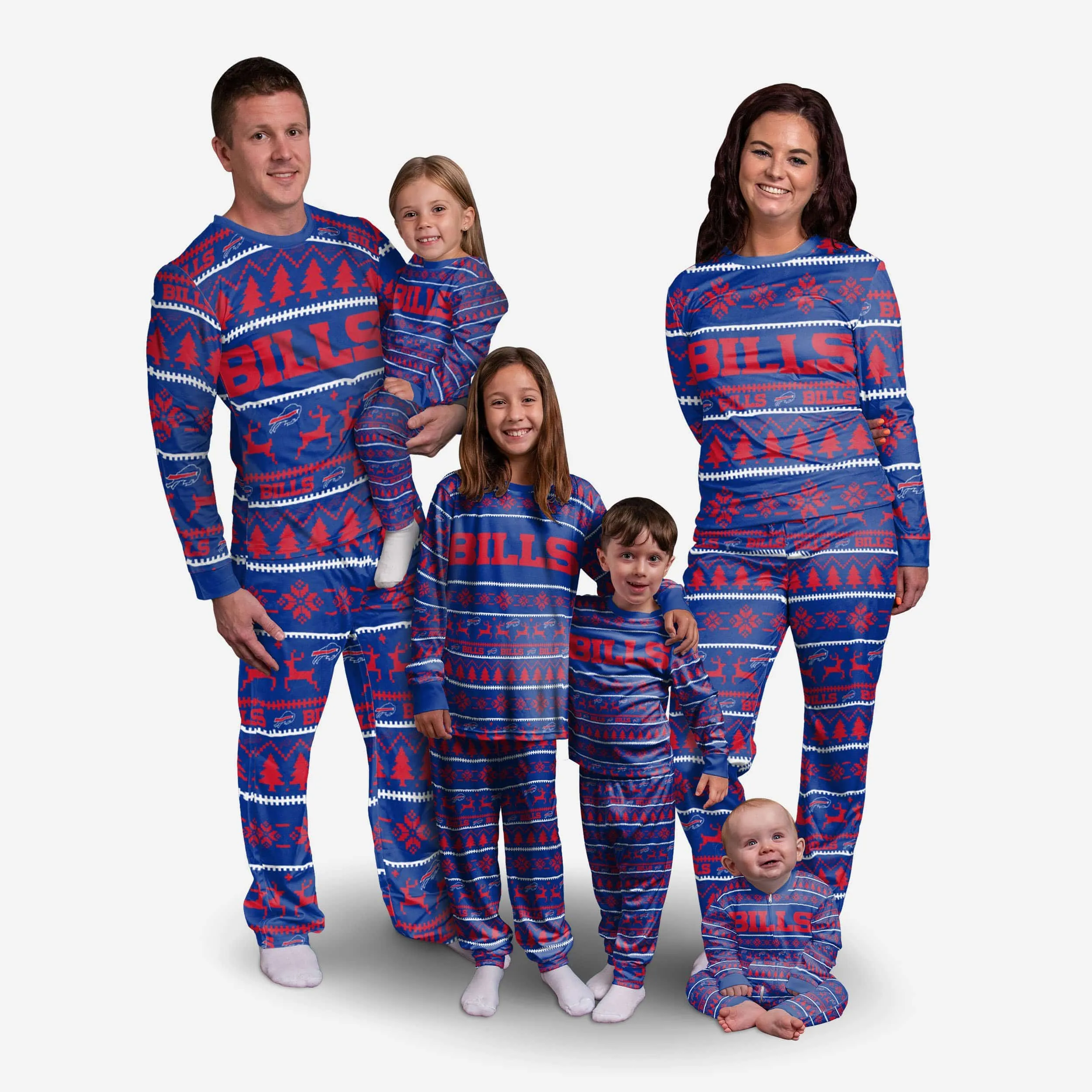 Buffalo Bills Family Holiday Pajamas