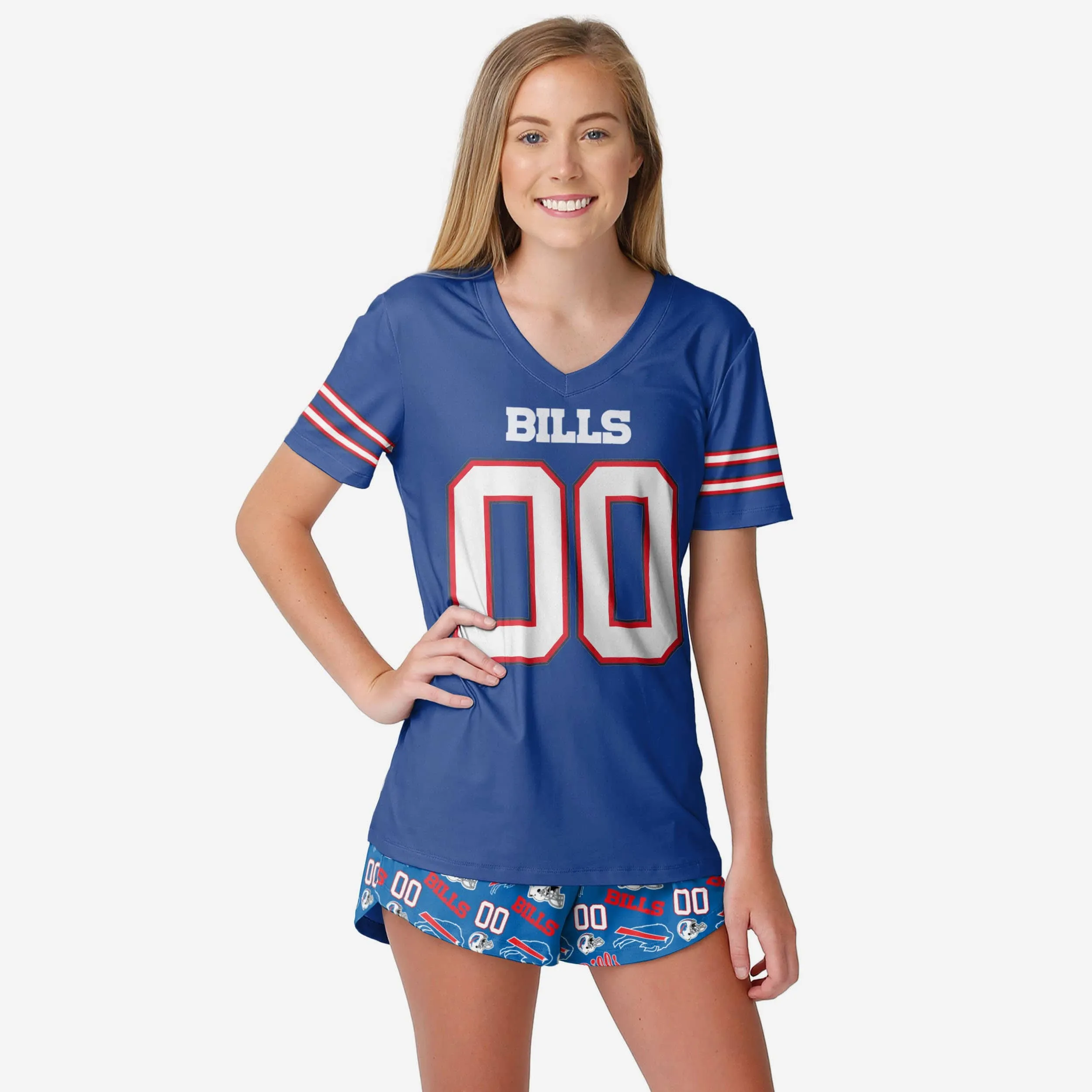 Buffalo Bills Womens Gameday Ready Pajama Set