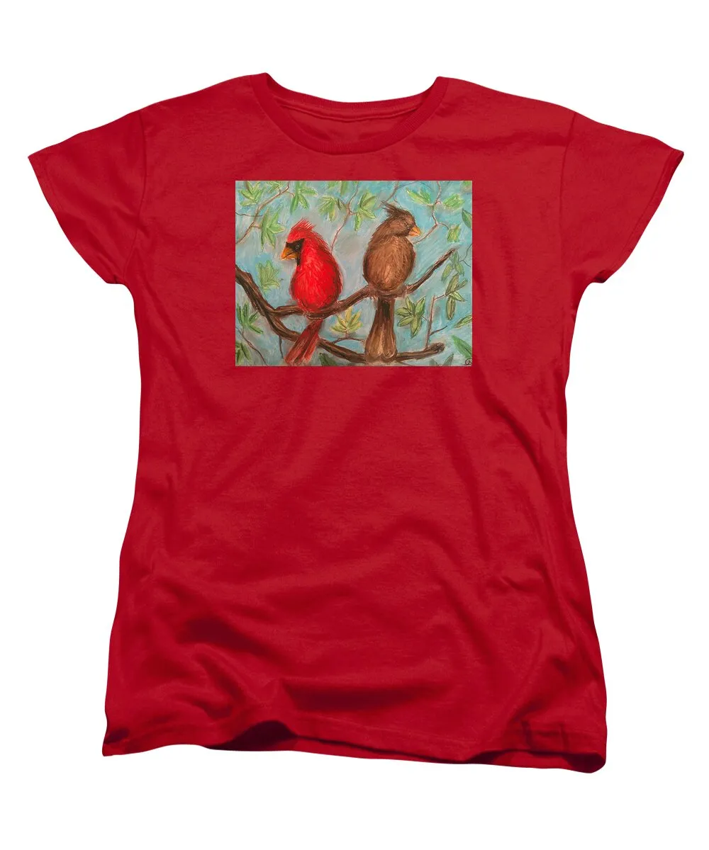 Cardinal Couple - Women's T-Shirt (Standard Fit)