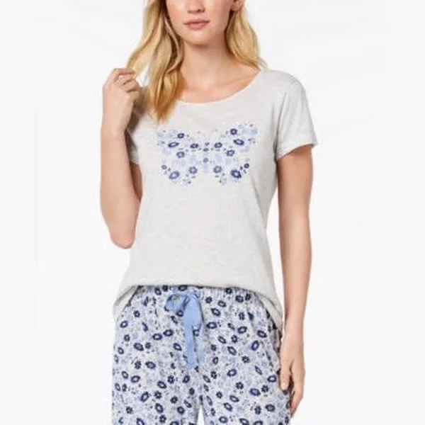 Charter Club Graphic Pajama Top