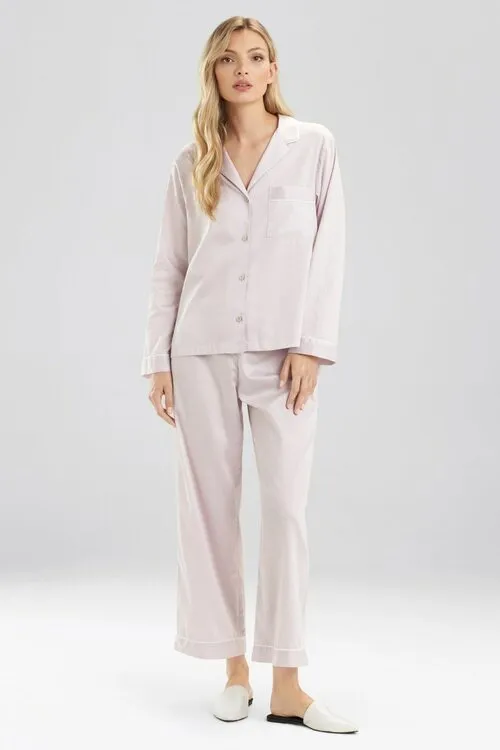 Cotton Sateen Essentials PJ With Piping