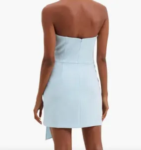 French Connection Strapless Blue Dress