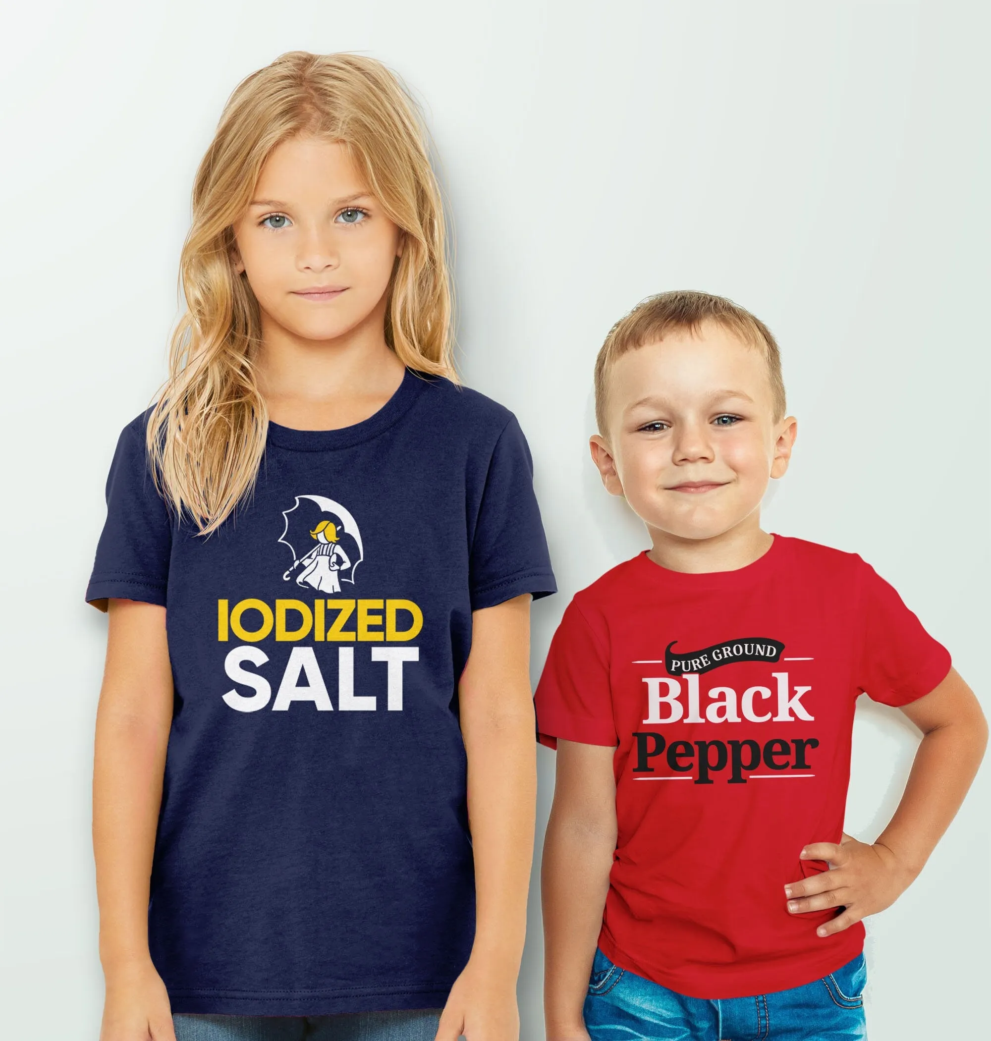 Funny Salt and Pepper Costume Shirts for Couples for Halloween