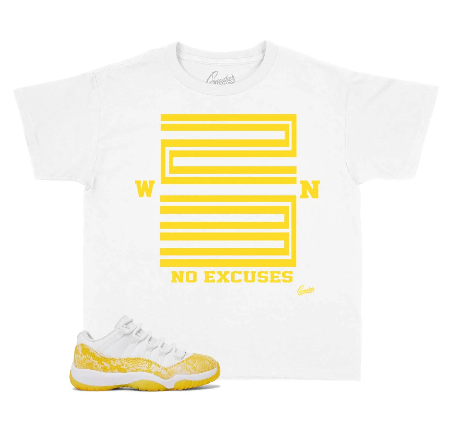 Kids - Yellow Snakeskin 11 Win 23 Shirt