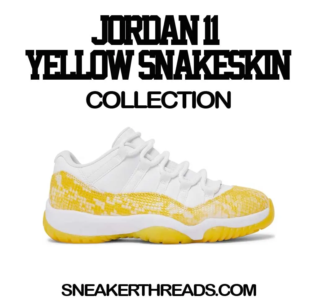 Kids - Yellow Snakeskin 11 Win 23 Shirt