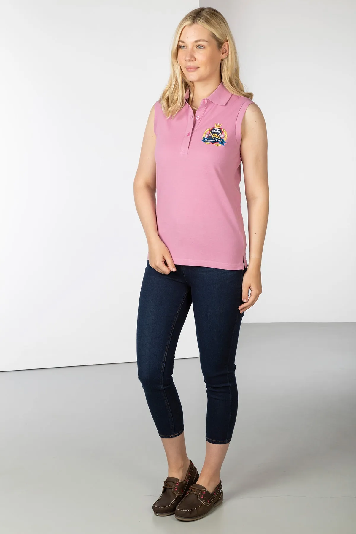 Ladies Charlie Sleeveless Polo Shirt