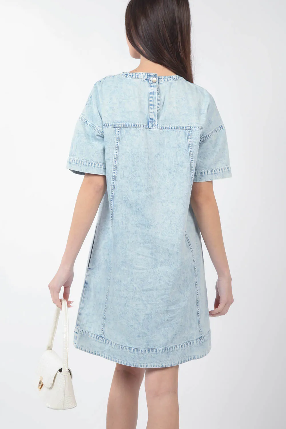 Light Washed Denim Dress