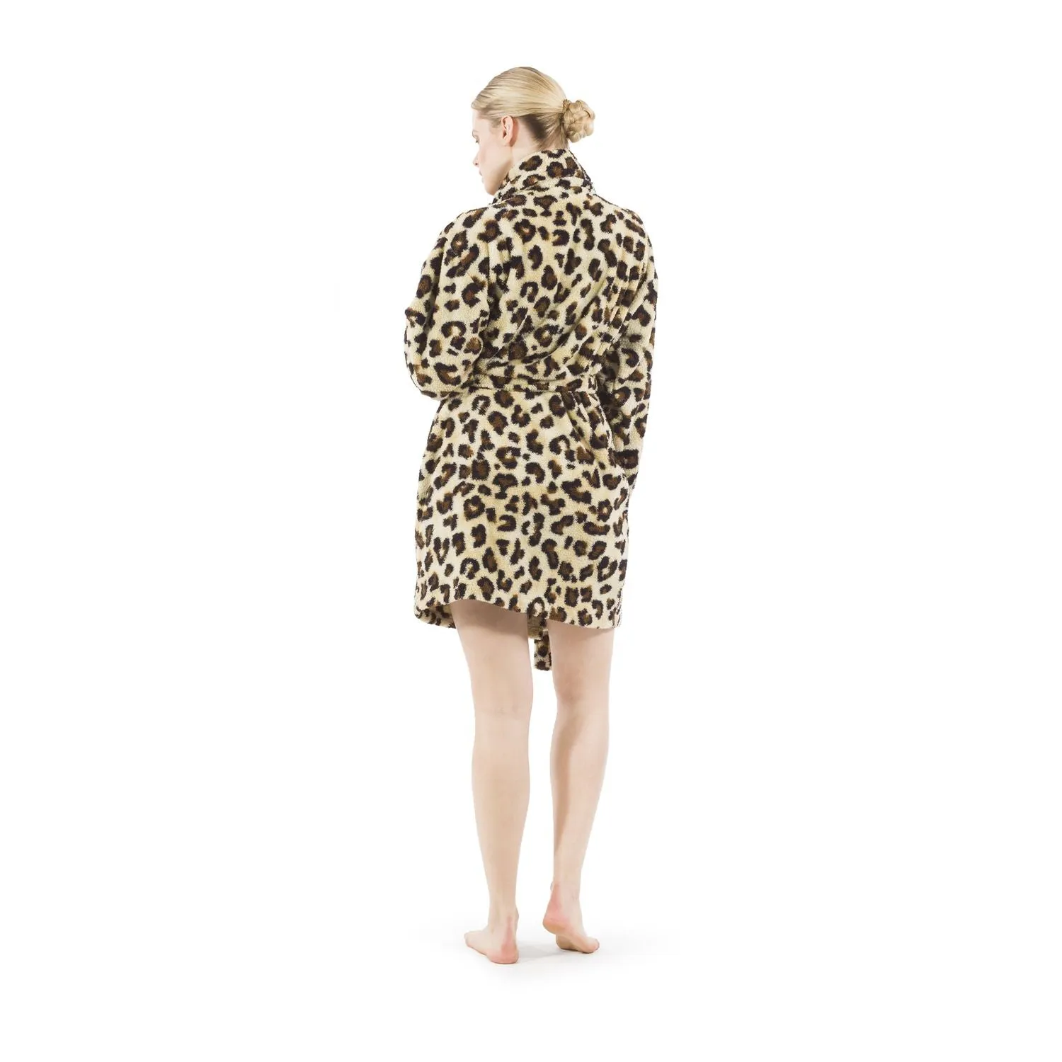 Linum Home Textiles Linum Home Textiles Super Plush Leopard Print Robe