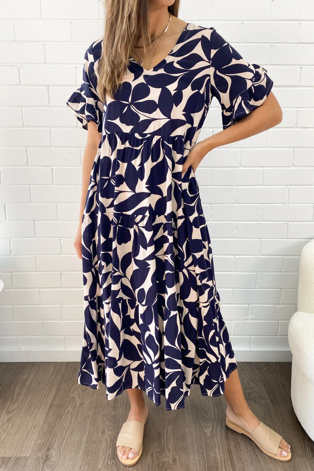 Michelle Midi New Print Dress