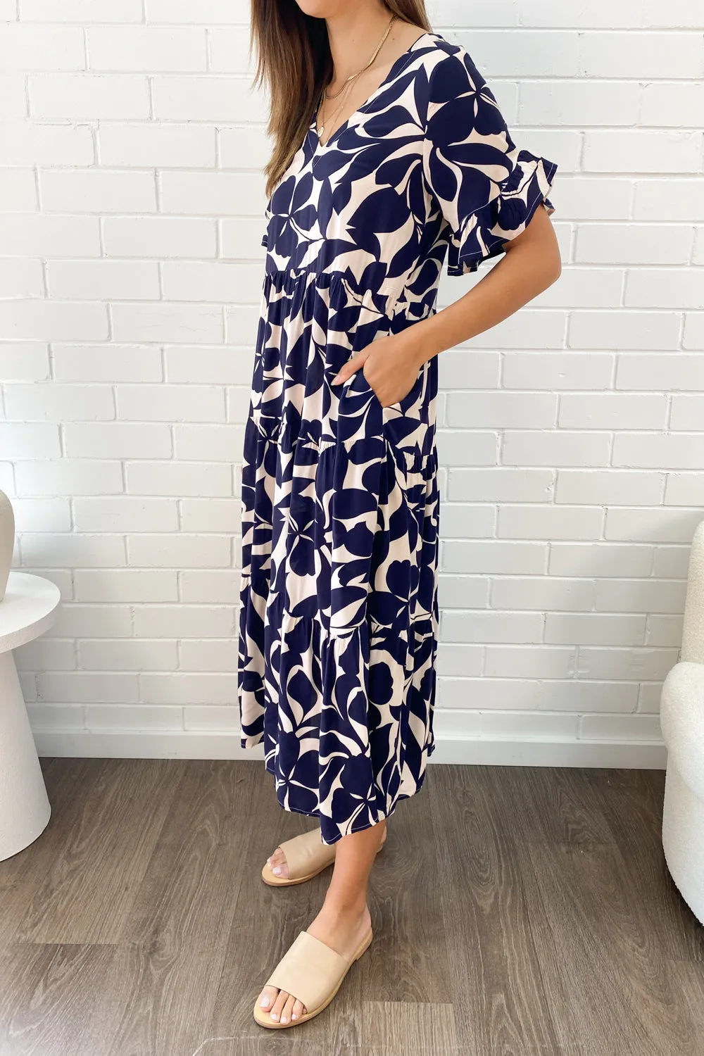 Michelle Midi New Print Dress