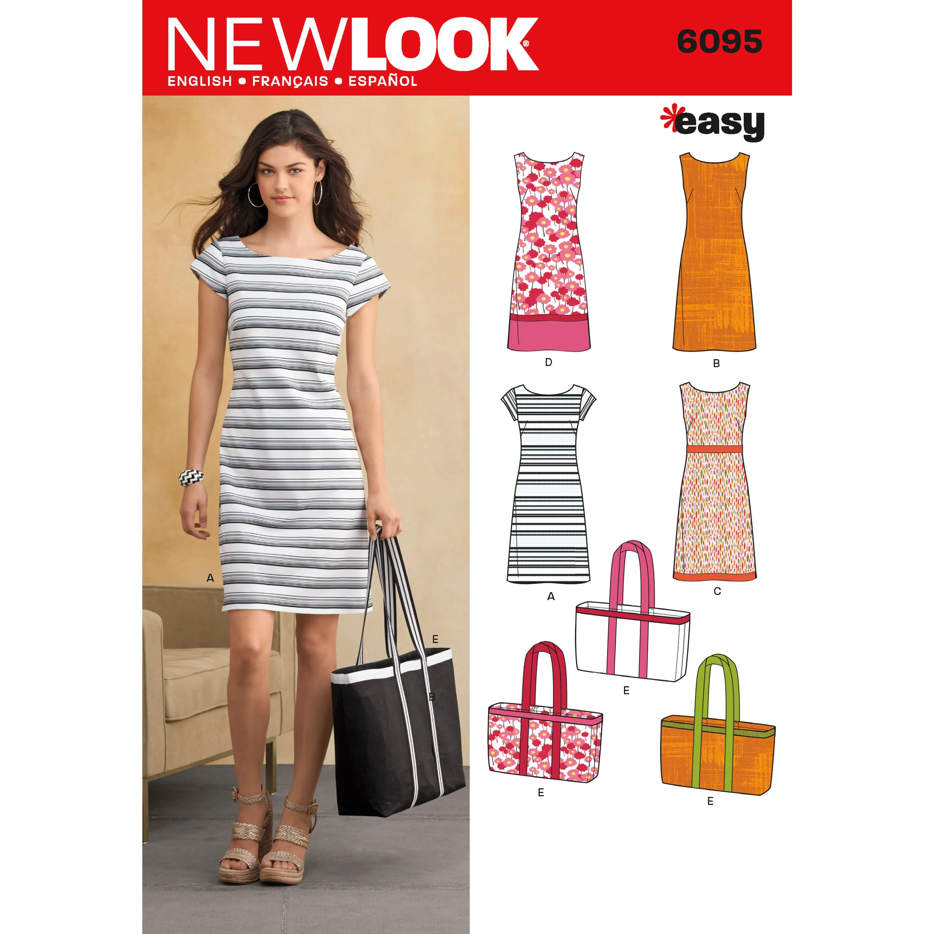 Misses' Dresses - New Look Sewing Pattern N6095