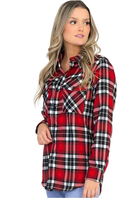 Oversized Plaid Flannel