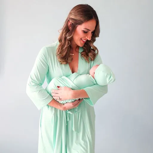 Posh Peanut Women's Robe - Sea Glass