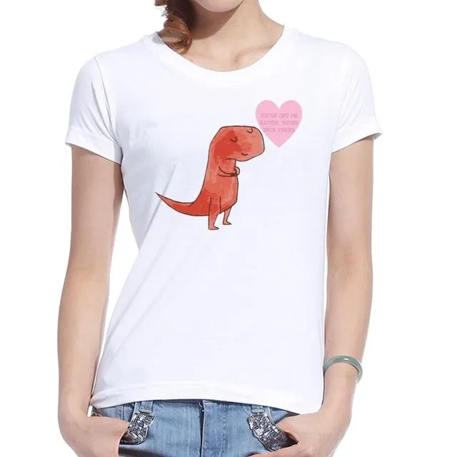 "You've got me Raptor Around Your Finger" Dinosaur  T-Shirt