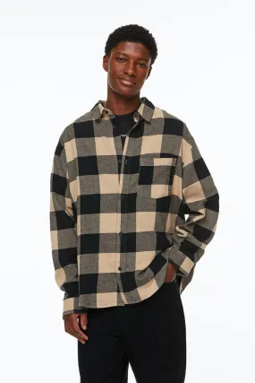 Relaxed Fit Flannel Shirt