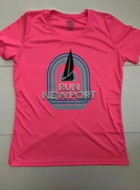 Run Newport Women's Tech-T Sail Boat