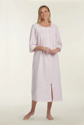 Seersucker Long Robe