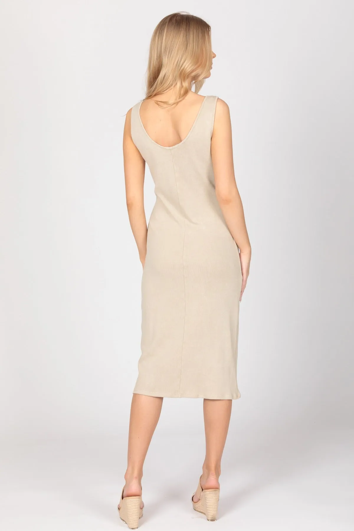 Sleeveless Body Con Dress