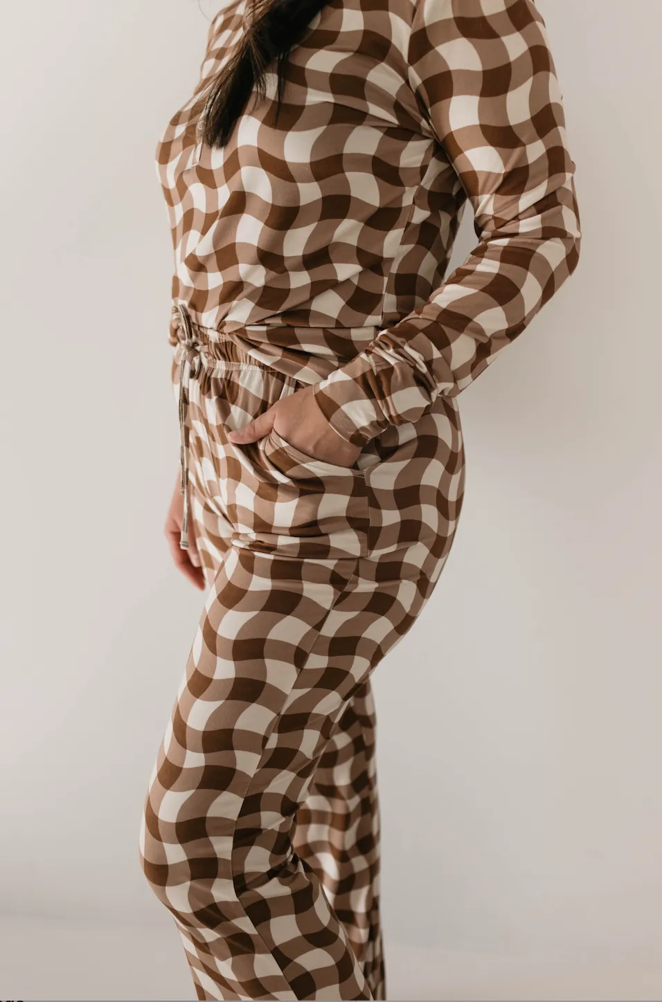 Women's Bamboo Pajamas | Groovy Gingham