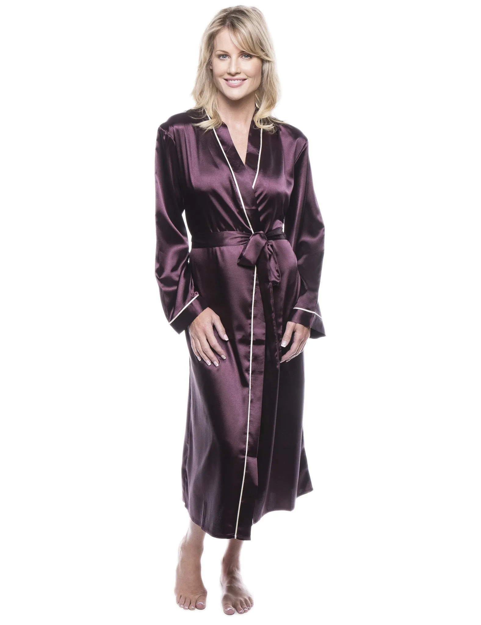 Women's Classic Satin Robe