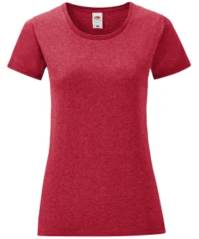 Womens iconic T | Heather Red