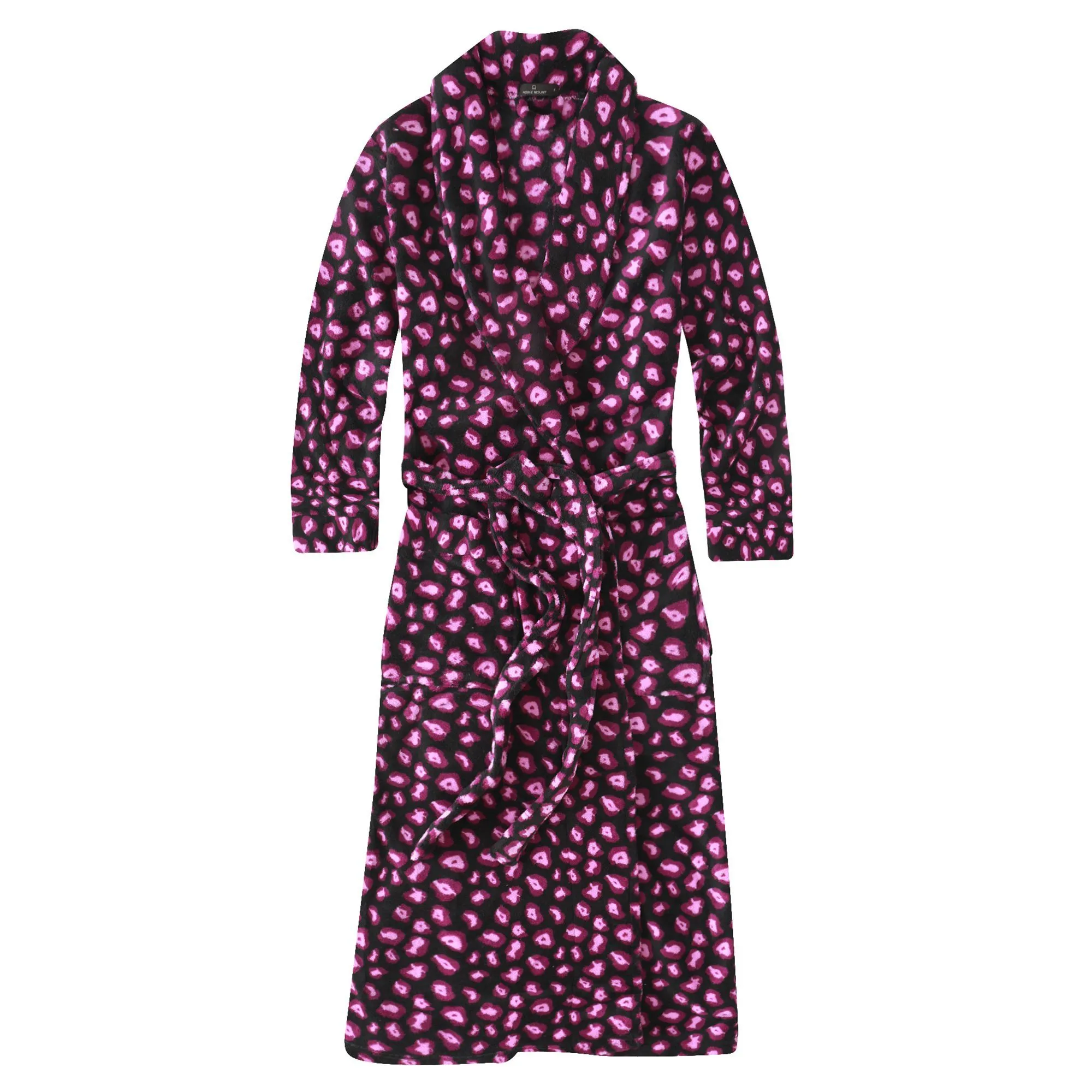 Women's Premium Coral Fleece Plush Spa Robe