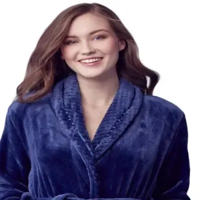 Women's Ultra Soft Fleece Bathrobe