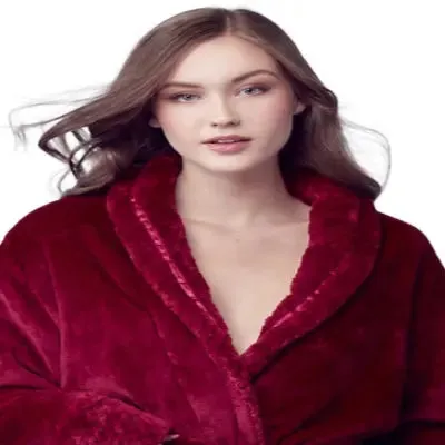 Women's Ultra Soft Fleece Bathrobe