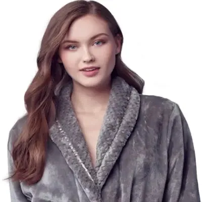 Women's Ultra Soft Fleece Bathrobe