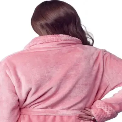 Women's Ultra Soft Fleece Bathrobe