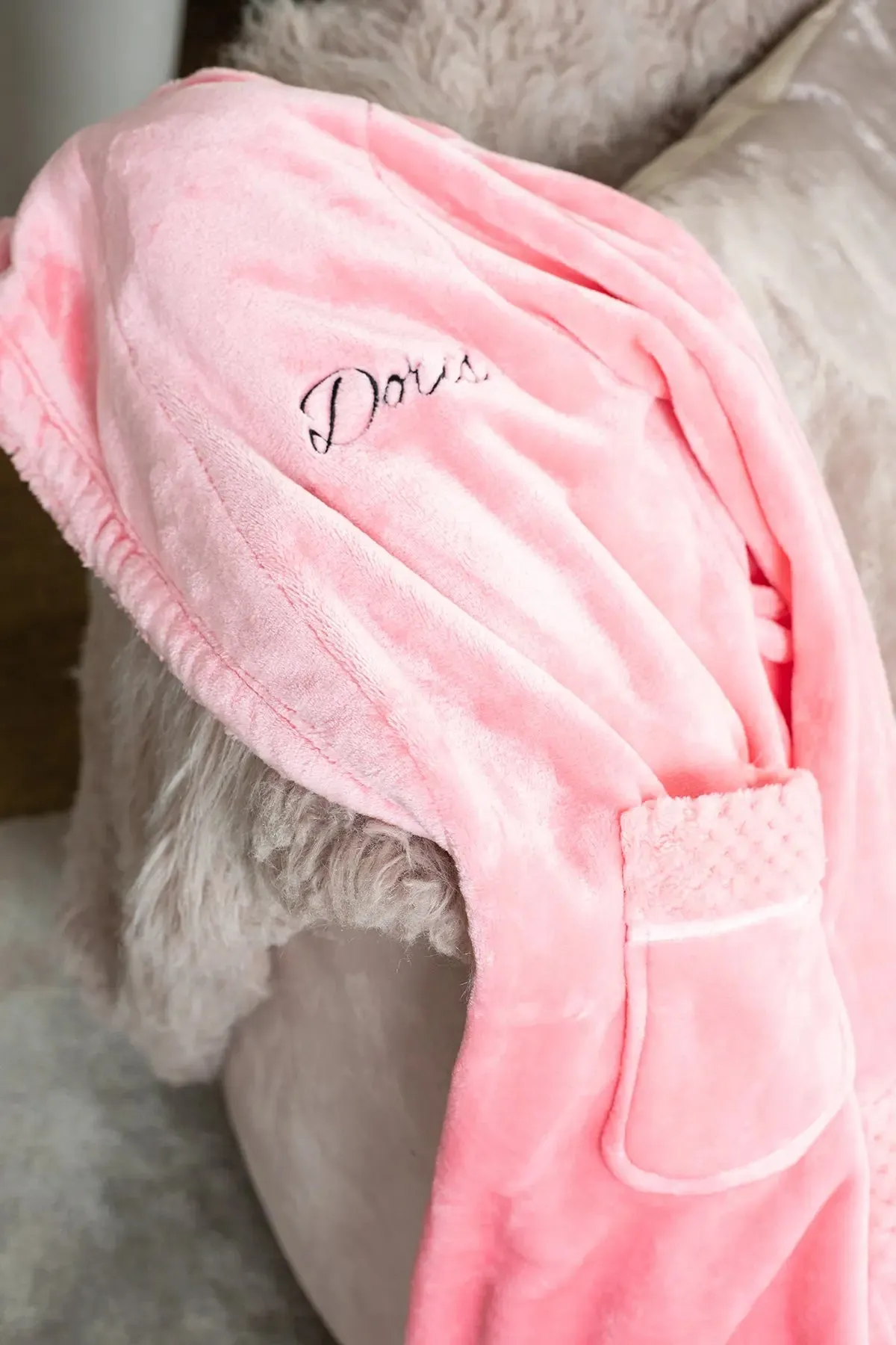 Women's Ultra Soft Fleece Bathrobe