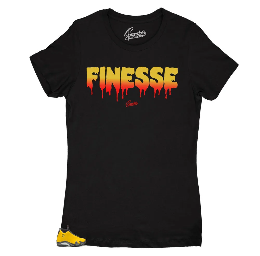 Womens -  University Gold 14 Finesse Shirt