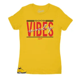 Womens -  University Gold 14 Retro Vibes Shirt